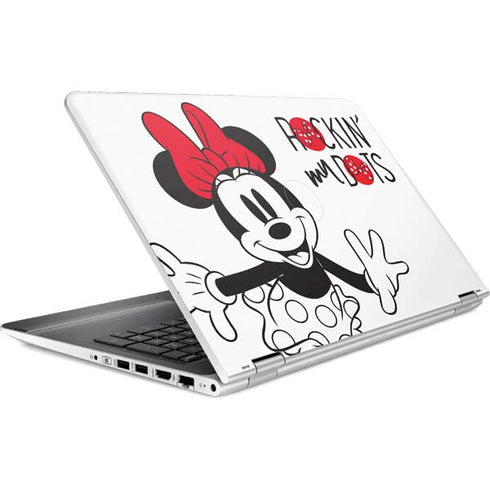 Disney Minnie Mouse Rockin My Dots HP Pavilion Skin